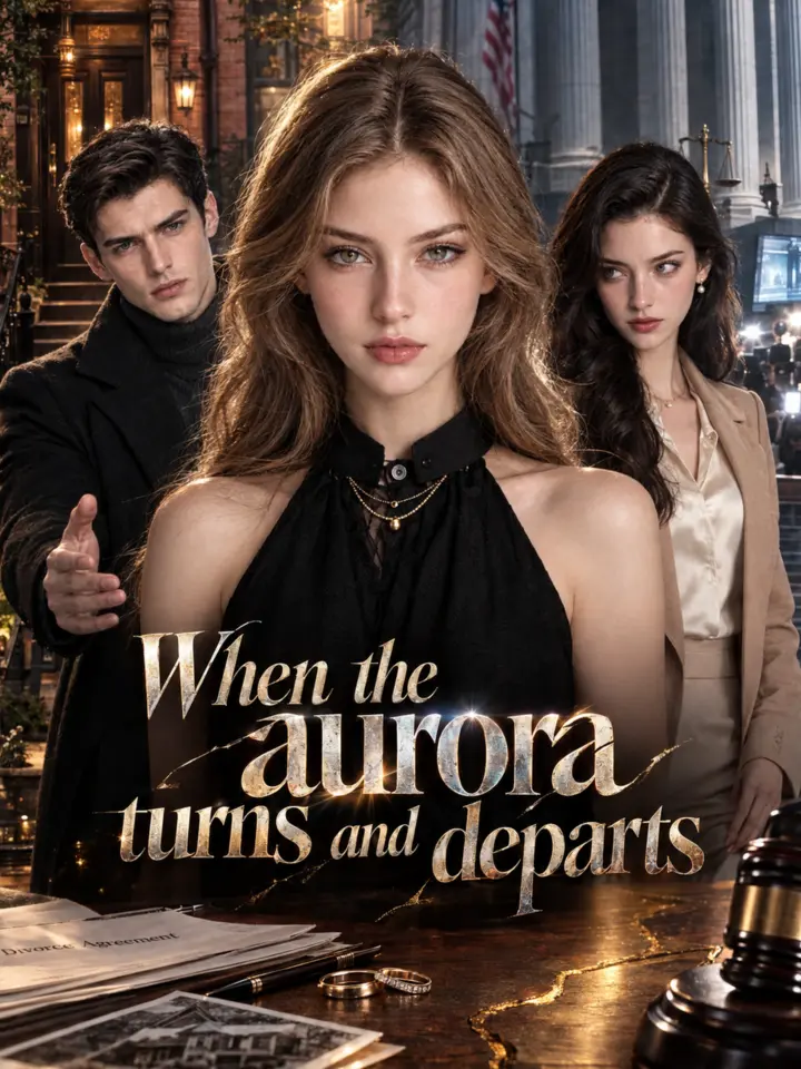 When the aurora turns and departs poster